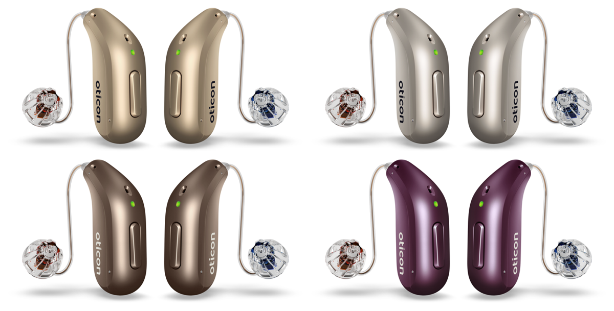 Oticon Reveal color lineup