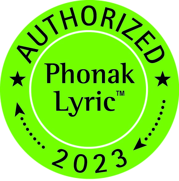 Phonak Authorized Lyric Provider badge